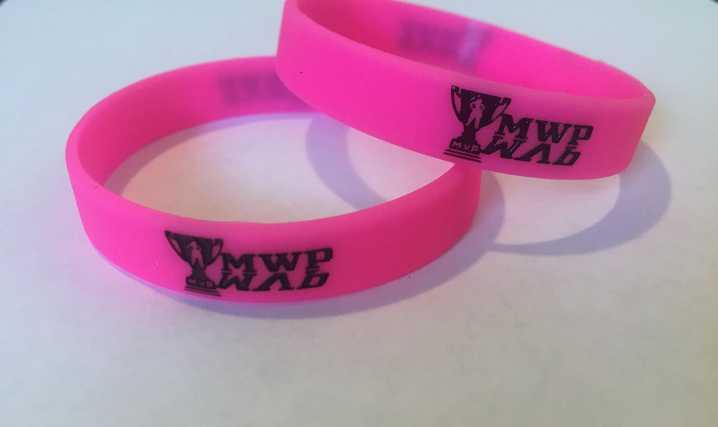 MWP Wristbands - Pink x 2